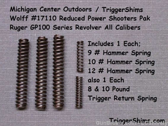 GP100 Reduced Trigger Pull Spring Kit # 17110-img-0