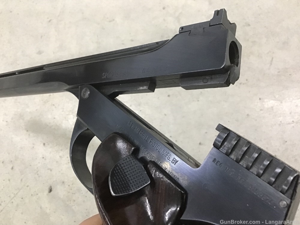 Scarce Rex-Merrill Single Shot Pistol .44 Magnum 12” Barrel -img-14
