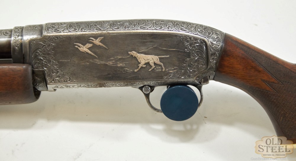 Winchester Model 12 Slam Fire Shotgun W/ Engravings MFG 1956 C&R-img-19