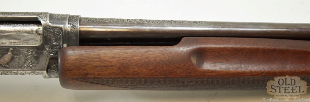 Winchester Model 12 Slam Fire Shotgun W/ Engravings MFG 1956 C&R-img-7