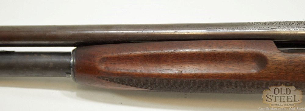 Winchester Model 12 Slam Fire Shotgun W/ Engravings MFG 1956 C&R-img-16