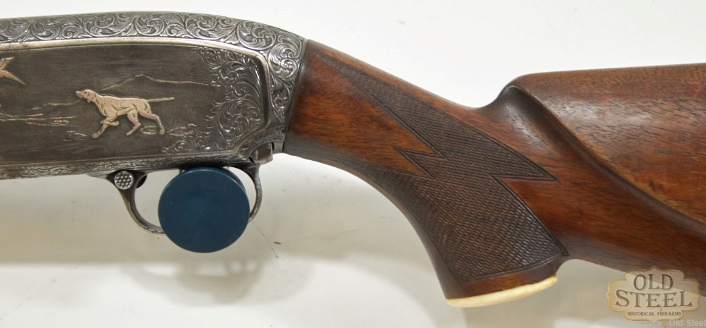 Winchester Model 12 Slam Fire Shotgun W/ Engravings MFG 1956 C&R-img-20