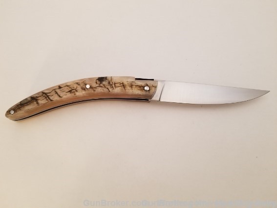 GOYON-CHAZEAU Styl'ver Knife. Deer Horn.12C27 Stainless Steel.GC4.*REDUCED*-img-2