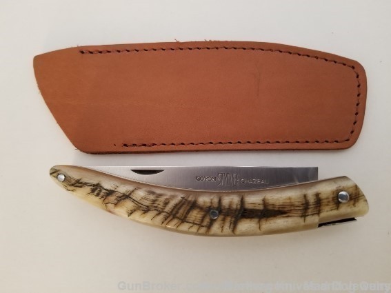 GOYON-CHAZEAU Styl'ver Knife. Deer Horn.12C27 Stainless Steel.GC4.*REDUCED*-img-9
