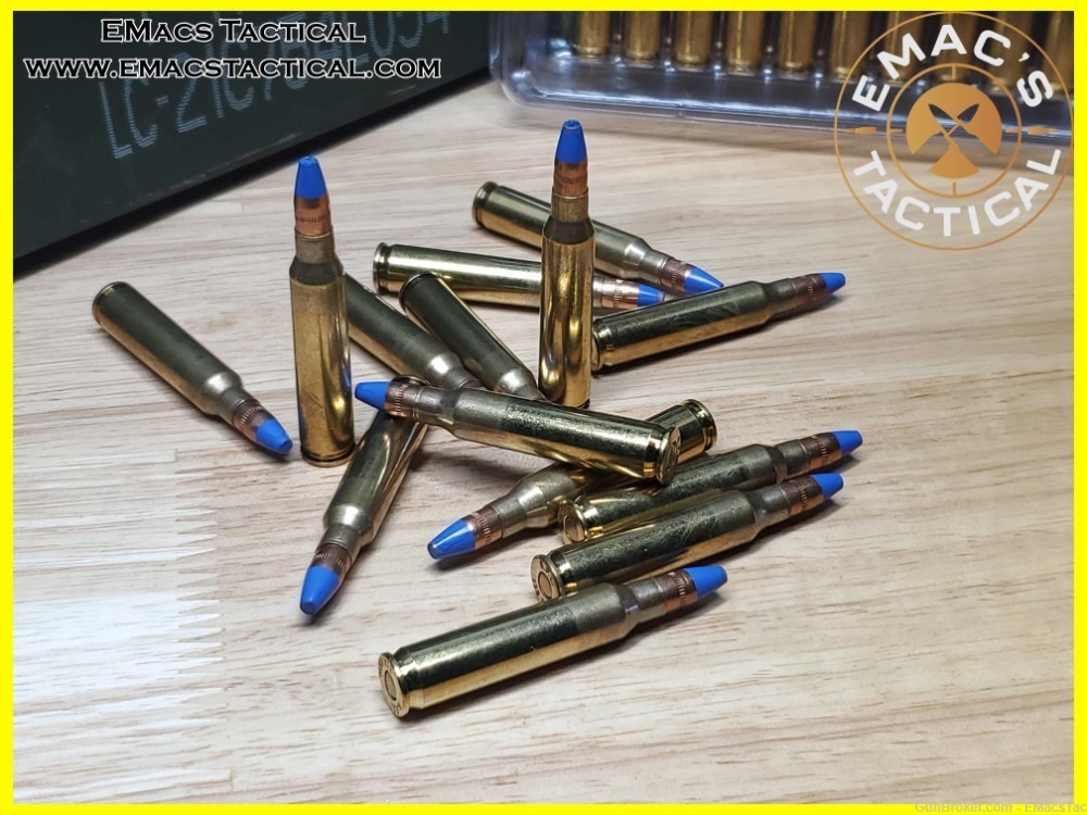 223/5.56 Heavy Incendiary Blue Tip Ammunition 10x Pack-img-1