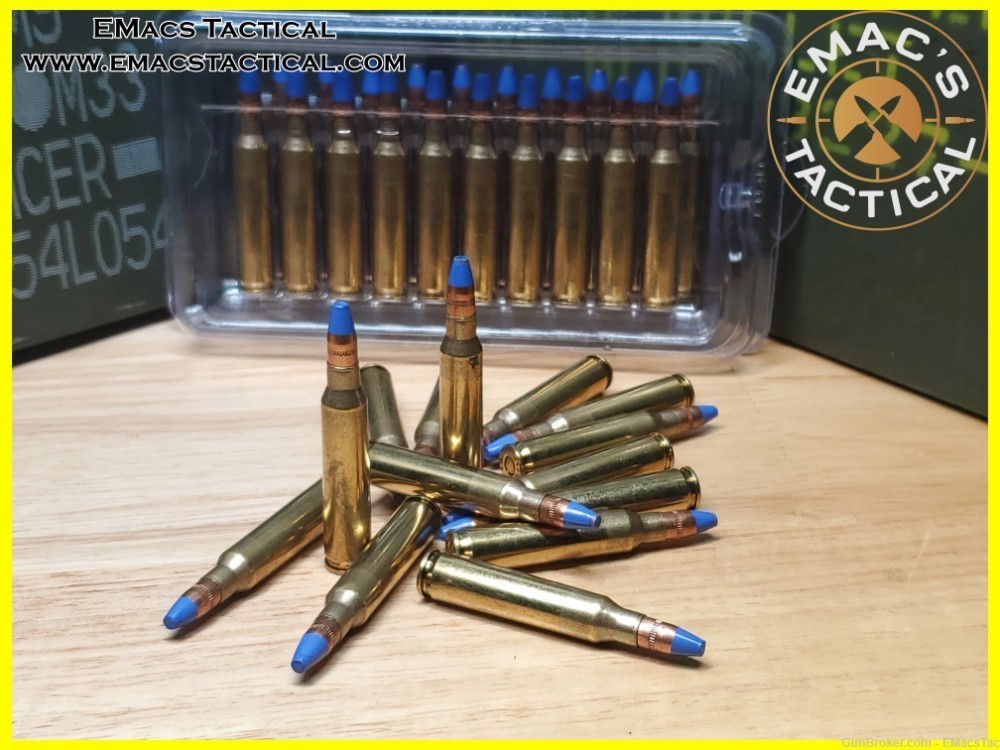 223/5.56 Heavy Incendiary Blue Tip Ammunition 10x Pack-img-0