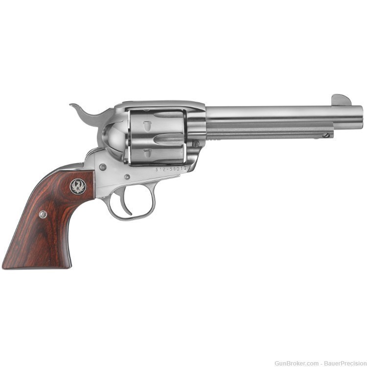 Ruger Vaquero Stainless Revolver 45 Colt 5.5" Barrel 6 Rd 05104*-img-0