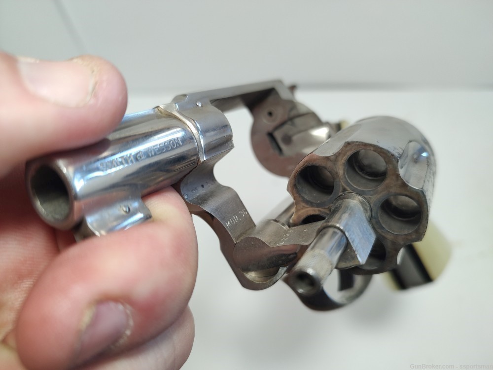 Smith & Wesson S&W model 36 .38 special 5 shot revolver-img-8