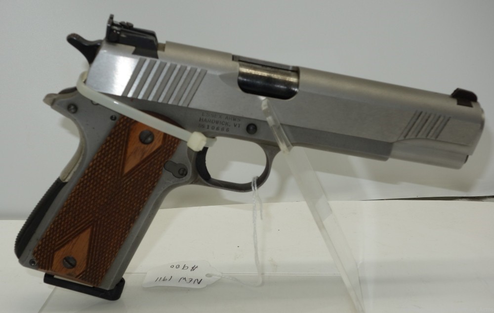 Remington/Essex Stainless 1911 Pistol-45 ACP LIKE NEW-img-4