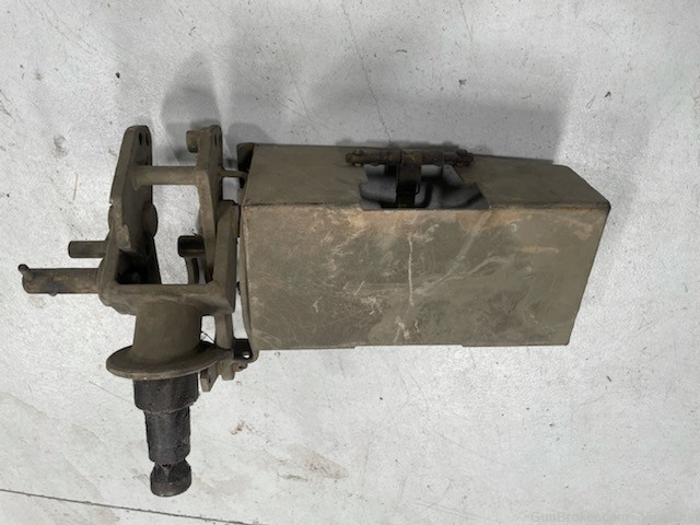 Israeli 50 BMG/30 Cal Cradle with Pintle Un-Refinished Combat Condition-img-2