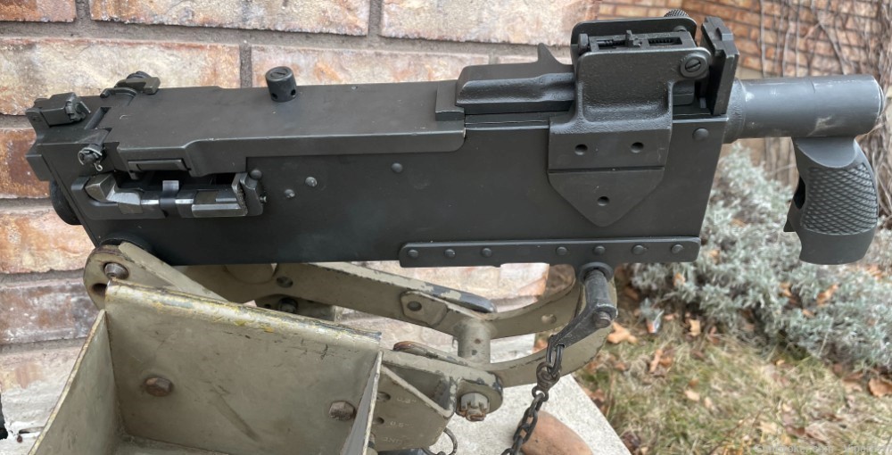Israeli 50 BMG/30 Cal Cradle with Pintle Un-Refinished Combat Condition-img-5