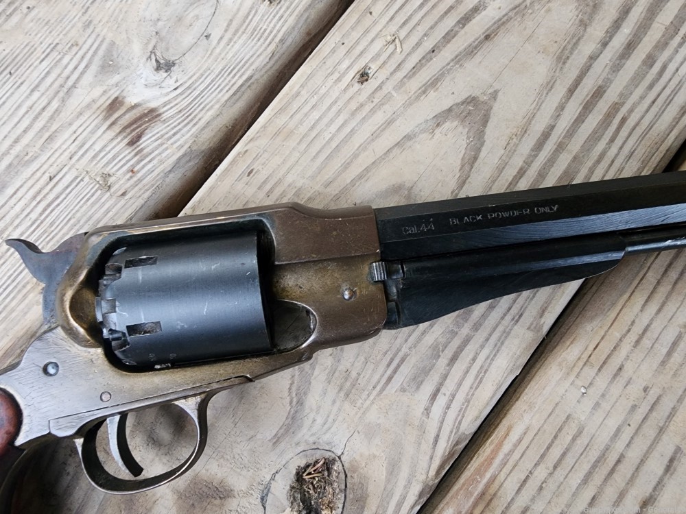 Richland Arms Company Remington 1858 Texas Army Brass Frame 44 Cap Ball-img-7