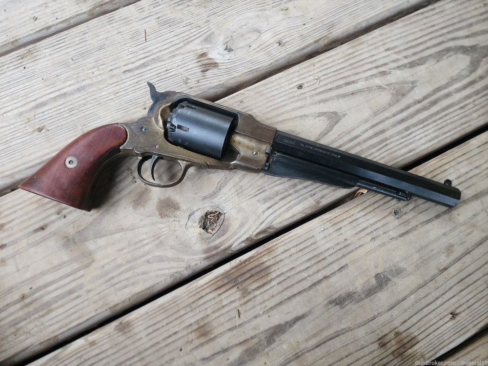 Richland Arms Company Remington 1858 Texas Army Brass Frame 44 Cap Ball-img-8