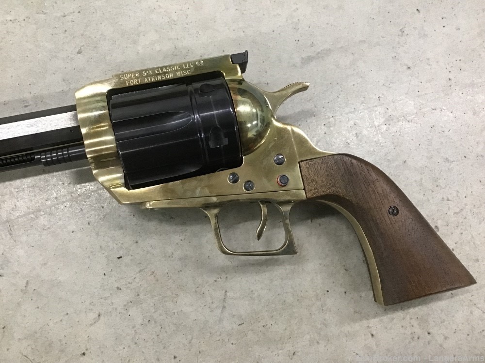 Rare Super Six Classic Bison Bull Revolver .45-70 Govt 10-1/2” Barrel-img-4