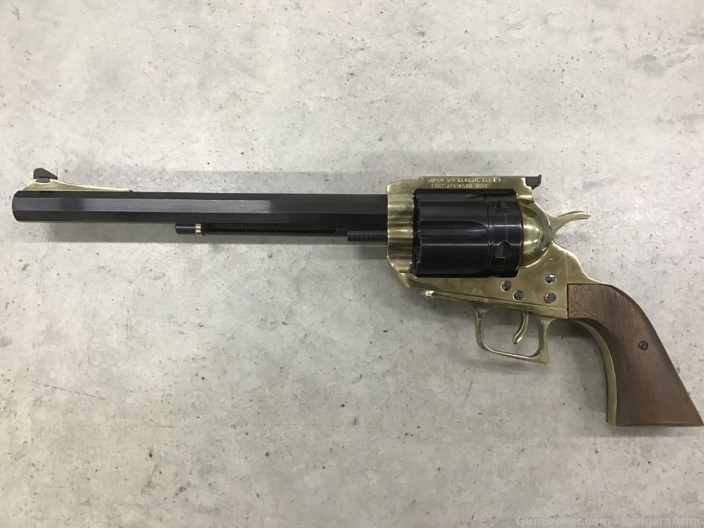 Rare Super Six Classic Bison Bull Revolver .45-70 Govt 10-1/2” Barrel-img-3