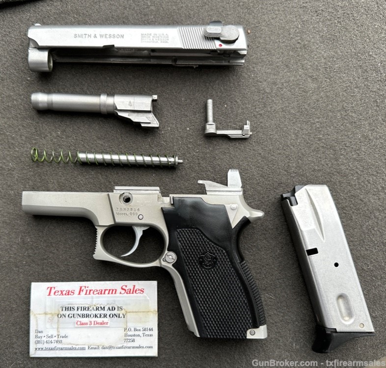 S&W 669 SubCompact 9mm, 'Mini', 2nd Gen, 12-shot, Made in 1988-img-33