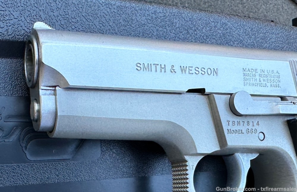 S&W 669 SubCompact 9mm, 'Mini', 2nd Gen, 12-shot, Made in 1988-img-8