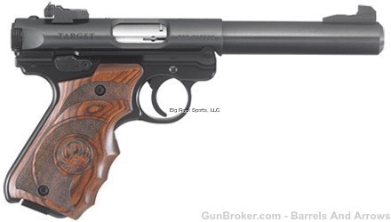 Ruger 40159 Mark IV Target Semi-Auto Pistol, 22LR, 5.5" BBL, Blued, Target -img-0