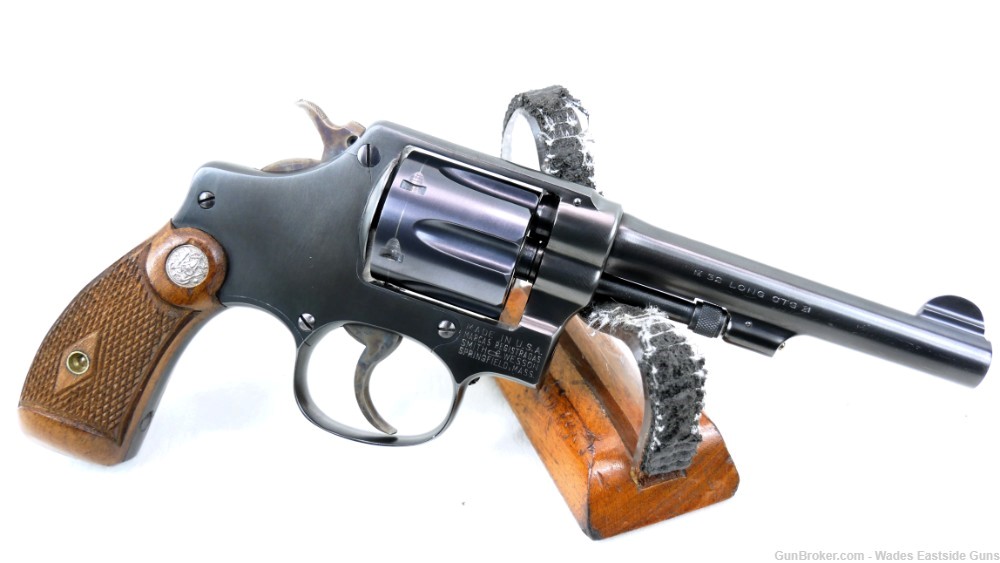 SMITH & WESSON .32 HAND EJECTOR POST WAR (PRE-MODEL 30) APPEARS UNFIRED-img-5