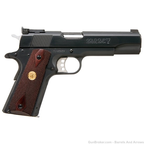 COLT GOLD CUP NATIONAL MATCH 9MM 5" BLUED-img-0