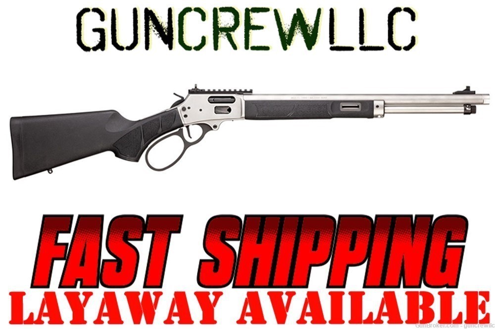 Smith & Wesson S&W 13812 1854 44mag Stainless SS 44 mag TB 9rd 19" Layaway -img-0