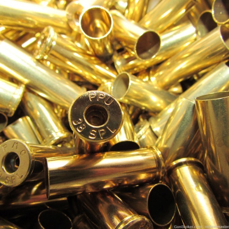 38 SPECIAL BRASS 500 MIXED HEADSTAMP YELLOW PROCESSED BUY NOW-img-1