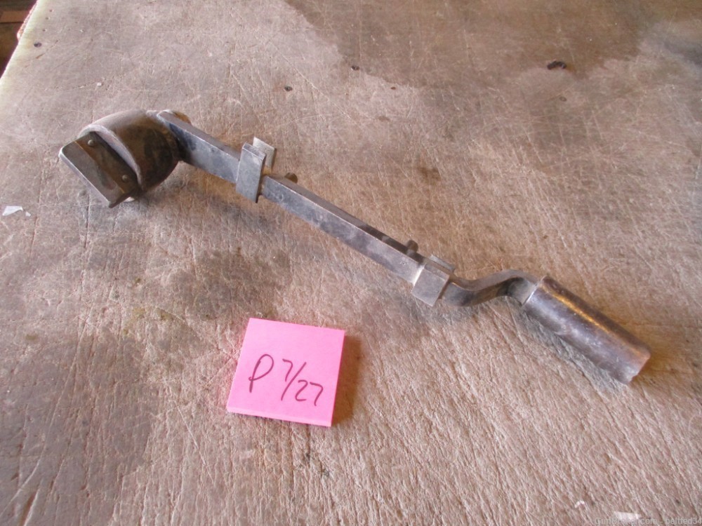 Used Breech Locking/Unlocking Lever, Artillery or Cannon Part-img-0