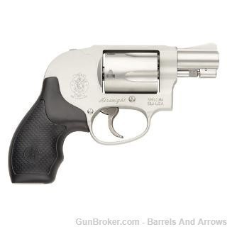 Smith And Wesson 638 38SPL+P 1.875" SS BODYGUARD AIRWEIGHT 5RD-img-0