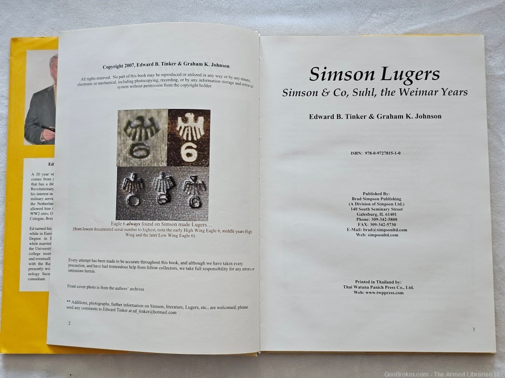 Simson Lugers (Simson & Co, Suhl, the Weimar Years) by Tinker & Johnson-img-3