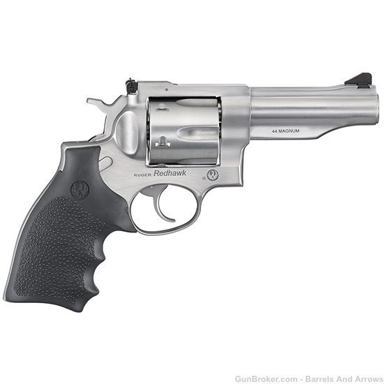 Ruger 5044 Redhawk Revolver, 44 Mag, 4.2" Bbl, Satin Stainless Factory new -img-0