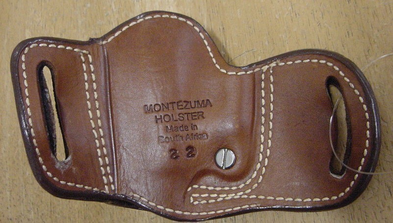 Montezuma Hip Side Belt Holster Glock 22 Tan-img-1