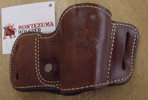Montezuma Hip Side Belt Holster Glock 22 Tan-img-0