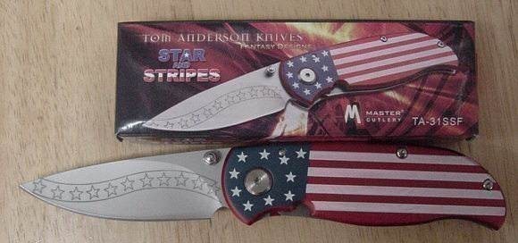 Tom Anderson Stars &  Stripes Folder Knife M3643-img-0