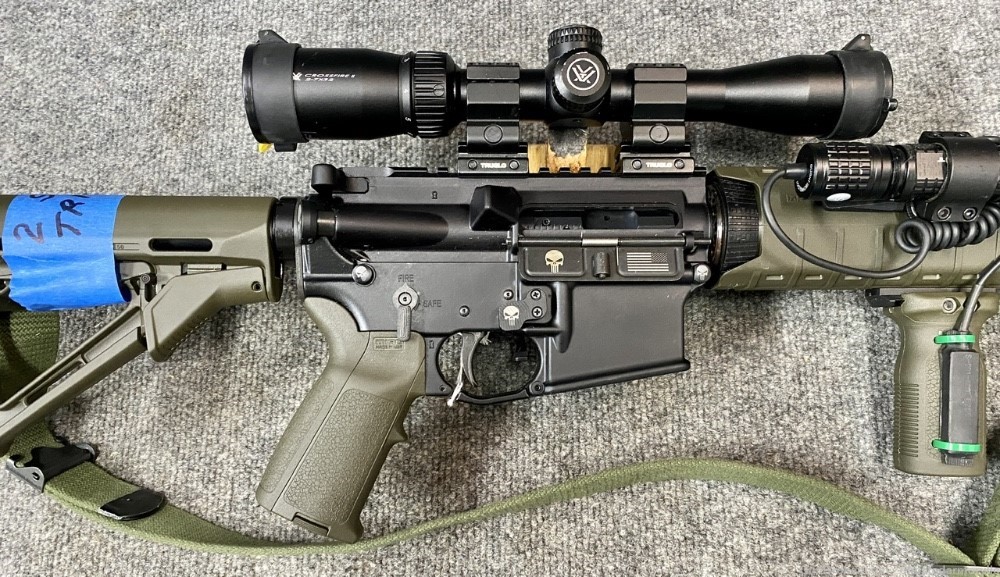 AR-15 Ruger AR-556 like new many upgrades Vortex Scope box NR! Penny!-img-3