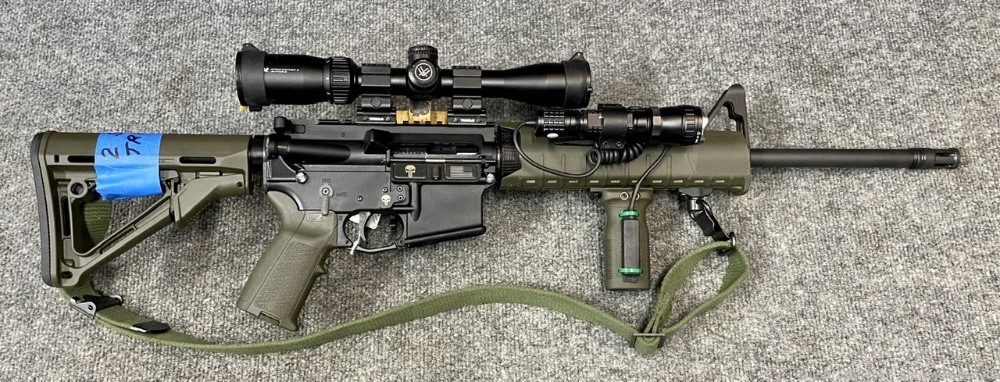 AR-15 Ruger AR-556 like new many upgrades Vortex Scope box NR! Penny!-img-1