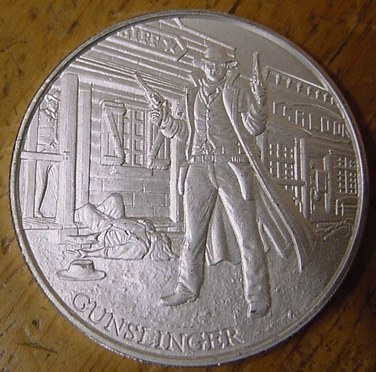 Gunslinger 1oz Silver Round Coin-img-0