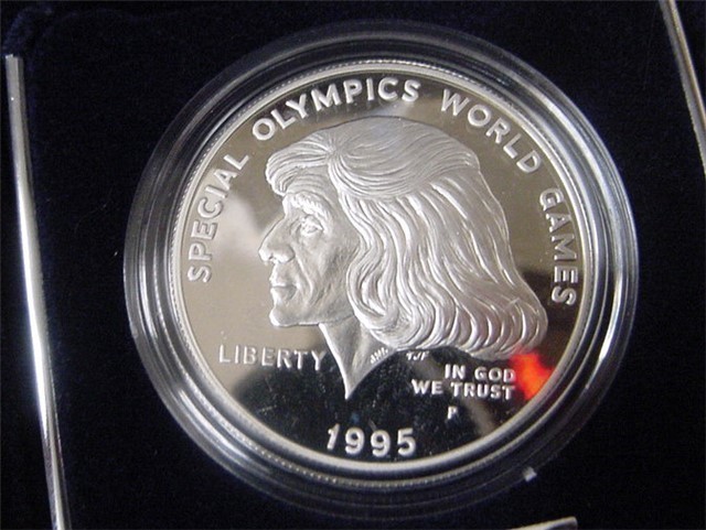 1995 World Games Proof Sliver Dollar  4-19-img-0