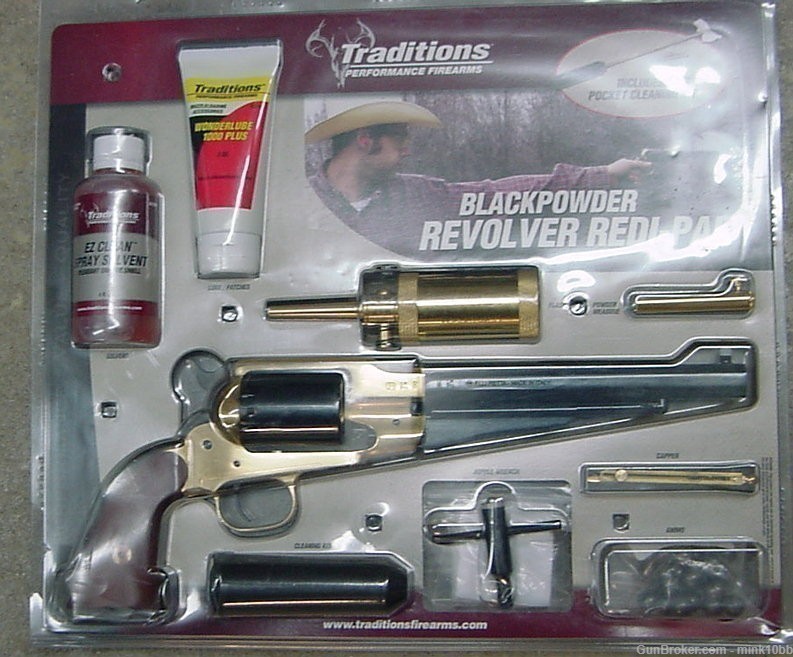 Tradition 44 Cal. 1858 New  Army Red-Paki BP Revolver-img-0