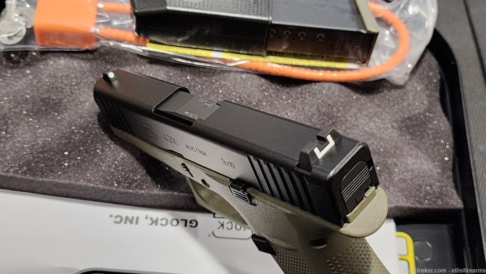 Glock 43X Battlefield Green 3.4" 9mm 2mags PX4350201BFG-img-6