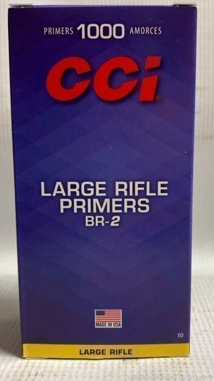 CCI BR-2 Bench Rest Large Rifle Primers Brick of 1000 Fresh From CCI BR2-img-0