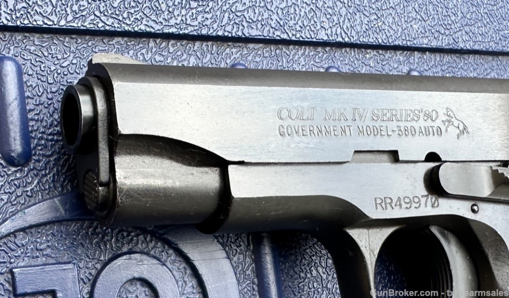 Colt Government .380 ACP, 7-shot baby 1911, Discontinued, Made in 1996-img-9