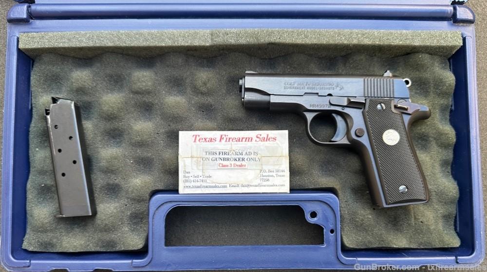 Colt Government .380 ACP, 7-shot baby 1911, Discontinued, Made in 1996-img-45