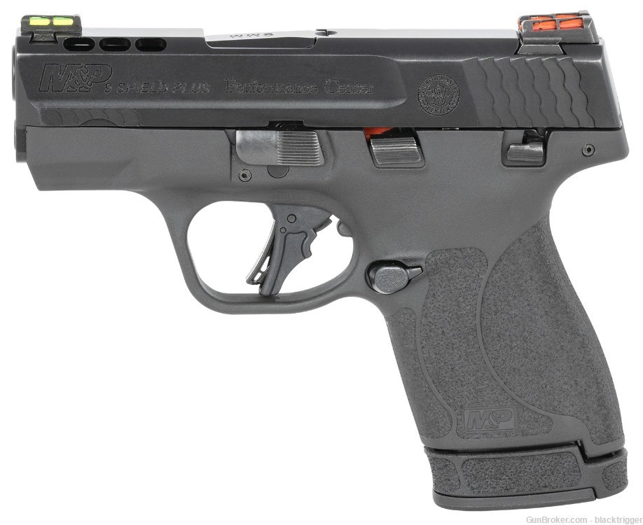 S&W 13255 Performance Center M&P Shield Plus EDC 9mm 3" Ported 10+1 Safety -img-2