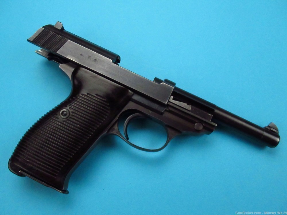 Excellent 1942 WWII Used German Walther P38 pistol AC42 German 9mm Luger-img-81