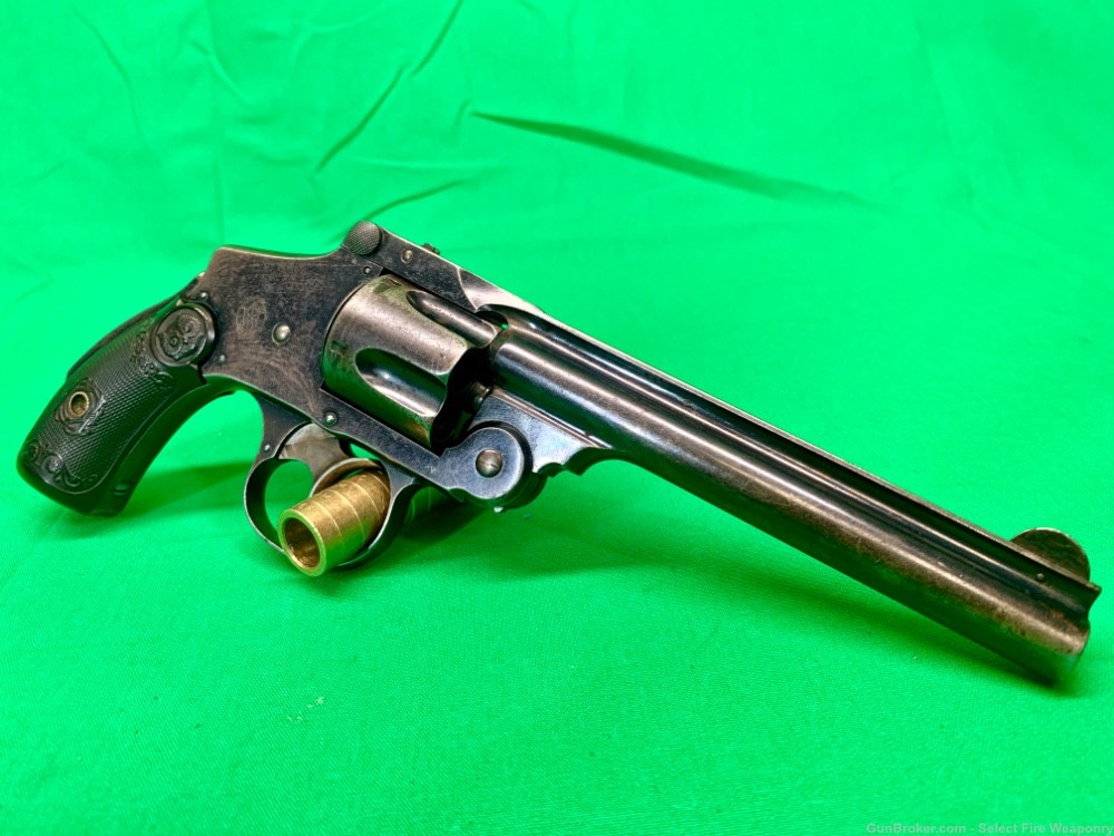 Smith and Wesson Safety Hammerless Top Break Lemon Squeeze revolver .38 S&W-img-0