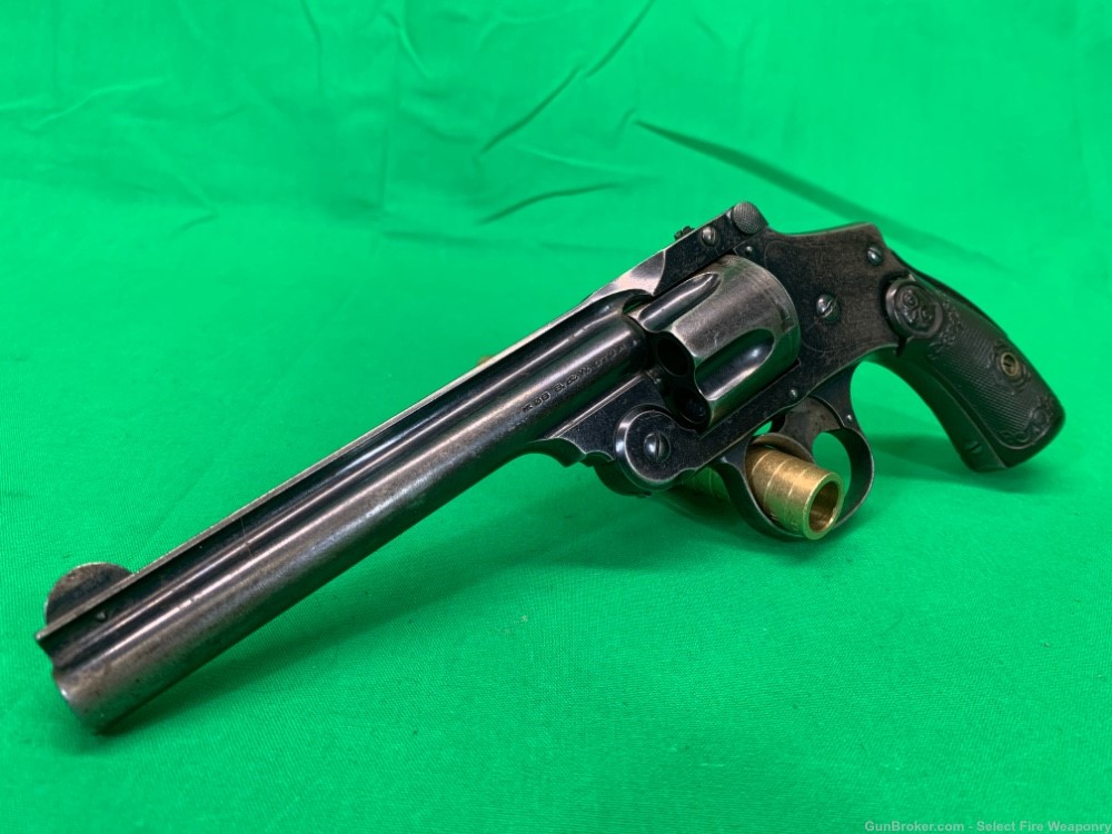 Smith and Wesson Safety Hammerless Top Break Lemon Squeeze revolver .38 S&W-img-9