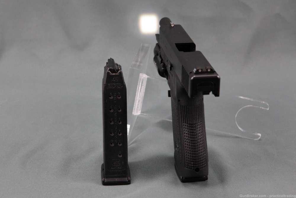Unfired Glock 21 - Trijicon - Surefire X200 - 13 rd mags (Used - Excellent)-img-2