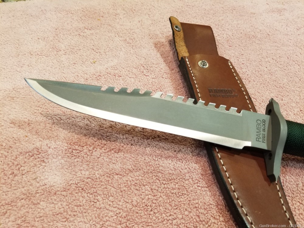 NOS 1980's Rambo First Blood Combat Survival Knife-img-5