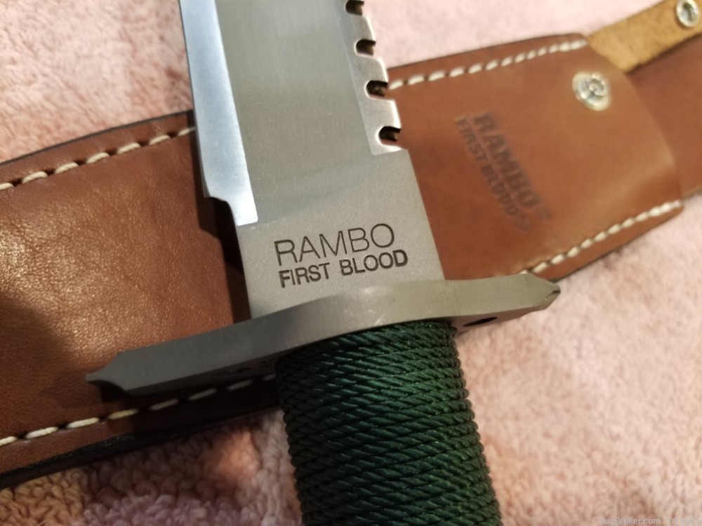 NOS 1980's Rambo First Blood Combat Survival Knife-img-6