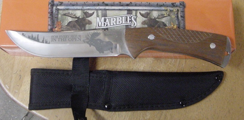 Marbles Wood  Handle Hunting Knife MR561-img-0